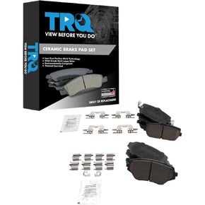 TRQ Brake Pads Ceramic Compatible with 2006-2015 Mazda MX-5 Miata