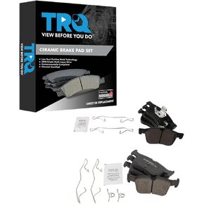 TRQ Brake Pads Ceramic Compatible with 2021 Ford Bronco Sport 2020-2021 Escape Lincoln Corsair