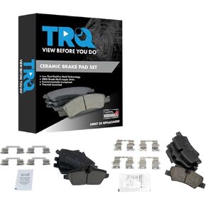 TRQ Brake Pads Ceramic Compatible with 2014-2016 Mini Cooper