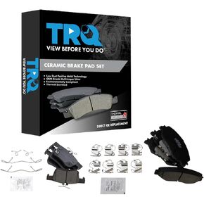 TRQ Brake Pads Ceramic Compatible with 2019-2021 Honda Insight