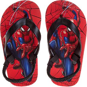 Josmo Spiderman Flip Flop Sandal Water Shoes-Slides Slipon Slipon Quick Thong Thong Flipflops for Boys (5-10 kiddlers 11-12 اطلاع صغير)