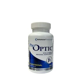 Pro-Optic Traditional Formula (AREDS 2 Based Formula) 90 Capsules - 3 Month Supply - One Capsule Per Day