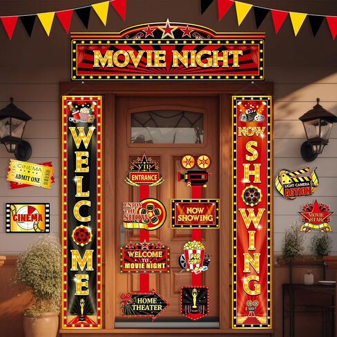 Shinyrelief 15 PCS Circus Decorations Carnival مخططة المظلة الشرفة لافتة الكرنفال موضوع الاتجاهية ترحيب في السيرك لمستلزمات حفلة عيد الميلاد in Kuwait