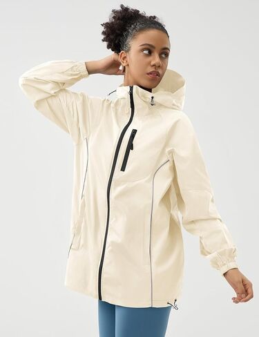 LOMON Lightweight Active Rain Jacket Hooded Water Resistant Raincoat Windbreaker Casual Jacket in Saudi Arabia