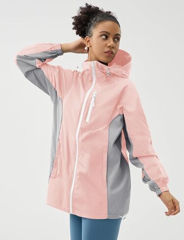 LOMON Lightweight Active Rain Jacket Hooded Water Resistant Raincoat Windbreaker Casual Jacket in Saudi Arabia
