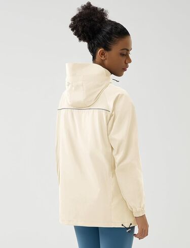 LOMON Lightweight Active Rain Jacket Hooded Water Resistant Raincoat Windbreaker Casual Jacket in Saudi Arabia