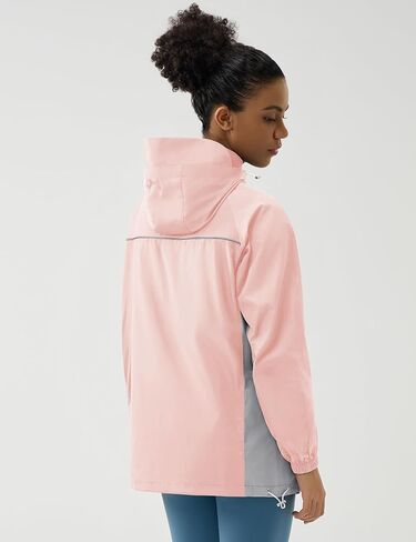 LOMON Lightweight Active Rain Jacket Hooded Water Resistant Raincoat Windbreaker Casual Jacket in Saudi Arabia
