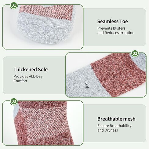Diabetic Socks for Men,6 Pairs No Binding Crew Mens Diabetic Neuropathy Socks 9-12(White+Black+Dark Grey+Deep Grey+Sandy Color+Deep Blue-Large) in Saudi Arabia