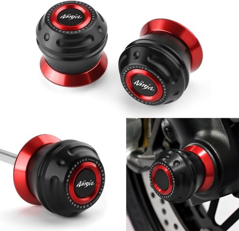 شوكة دراجة نارية شوكة تتناسب مع Ninja 650 ZX6R H2 H2R ZX-10R ZX-14R 2023 2024 + | Ninja 650 636 ZX10R ZX14R محور العجلات إطار الإطار 2023 2024 NINJA 650 636 ZX6R ZX10R ZX14R ACCECTORIS BK in Kuwait