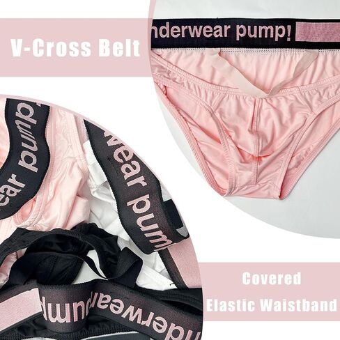 Meshal Modal Bikini Underwear Sexy Hollow Out Low Rise Men's Briefs Pack in Kuwait