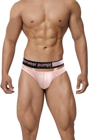 Meshal Modal Bikini Underwear Sexy Hollow Out Low Rise Men's Briefs Pack in Kuwait