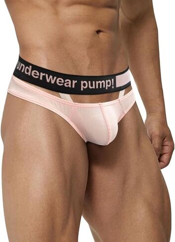 Meshal Modal Bikini Underwear Sexy Hollow Out Low Rise Men's Briefs Pack in Kuwait