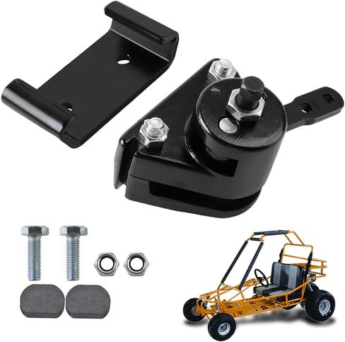 PACEWALKER Go Kart Mechanical Brake Caliper and Bracket with Pads for Manco 9598 9597 Yerf-Dog, Carter, ASW, Bristers, Airheart MB-1 Predator 212cc 196cc 6.5hp gx160 Go Kart Brake System Black in Saudi Arabia
