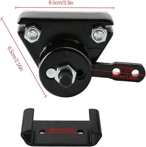 PACEWALKER Go Kart Mechanical Brake Caliper and Bracket with Pads for Manco 9598 9597 Yerf-Dog, Carter, ASW, Bristers, Airheart MB-1 Predator 212cc 196cc 6.5hp gx160 Go Kart Brake System Black in Saudi Arabia