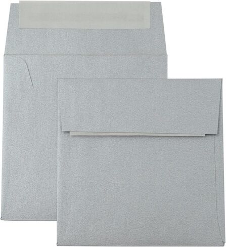 LUXPaper Square Invitation Envelopes | Peel & Press | 5 3/4" x 5 3/4" | Grocery Bag Brown | 70lb. Text | 50 Qty in Kuwait