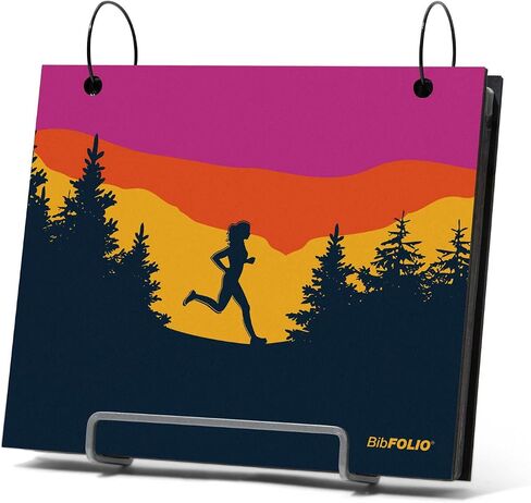 ألبوم Gone For a Run BibFOLIO Race Bib | حامل مريلة ثلاثي | زاهى الألوان in Kuwait