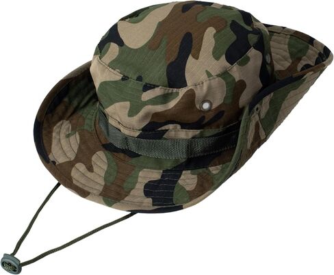 Wide Brim Boonie Hat, Men & Women Top Camo Bucket Hats for Safari Military Beach in Saudi Arabia