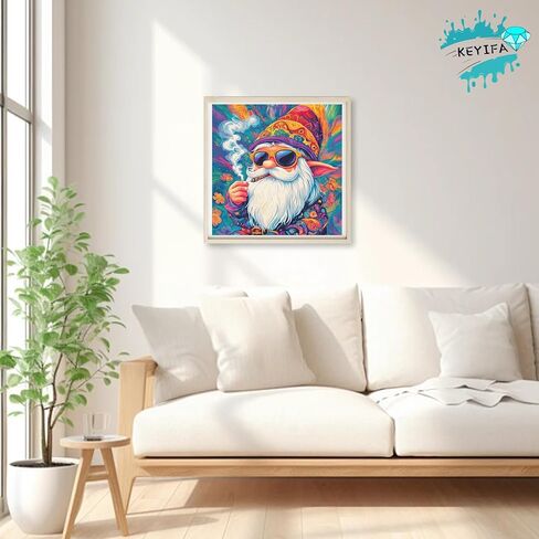 Keyifa 5d Diamond Painting Rainbow Landscape Diamond Art Kits للبالغين ، مستديرة تدريبات كاملة Aurora Borealis Diamond Paint in Kuwait