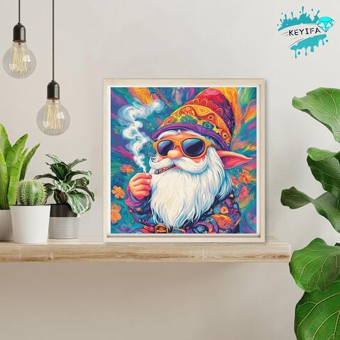 Keyifa 5d Diamond Painting Rainbow Landscape Diamond Art Kits للبالغين ، مستديرة تدريبات كاملة Aurora Borealis Diamond Paint in Kuwait