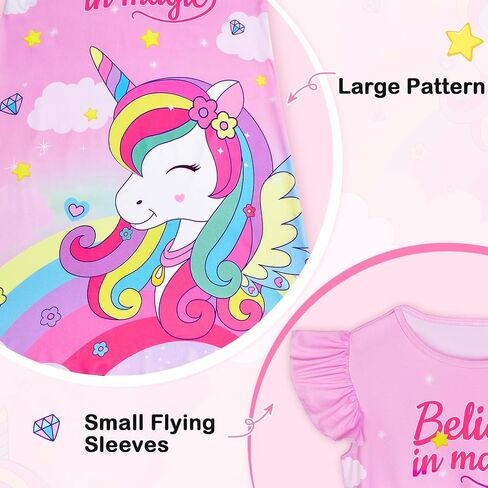 Play Tailor Girls Nightgowns Kids Pajamas Princess Dresses Nightgown Casual Sleepwear for Toddler Girl Clothes in Saudi Arabia