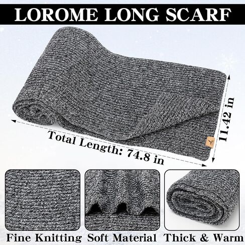 3 PCS Winter HAT DACRF GLOVES مجموعة ، ناعمة دافئة قبعة قبعة قبعة شاشة لمس طويلة الوشاح متشابك in Kuwait