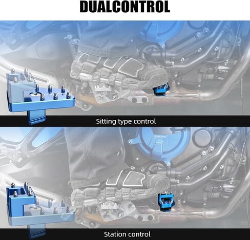 DualControl Brake Pedal Double Control Pedal Compatible with Yamaha Tenere 700 /XTZ700 2019-2024, Tenere 700 Rally Edition 2020-2024, Tenere 700 World Raid 2022-2024, Aluminum Alloy, Black in Saudi Arabia