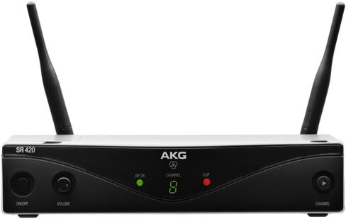 AKG Pro Audio WMS420 Vocal Set Band A Wireless Microphone System with SR420 Stationary Receiver, and HT420 Handheld Transmitter in Saudi Arabia