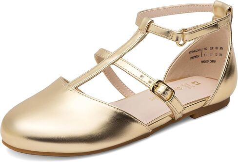 DREAM PAIRS Girls Dress Shoes Mary Jane Flats for Little Girls Party Shoes with T Strap in Saudi Arabia