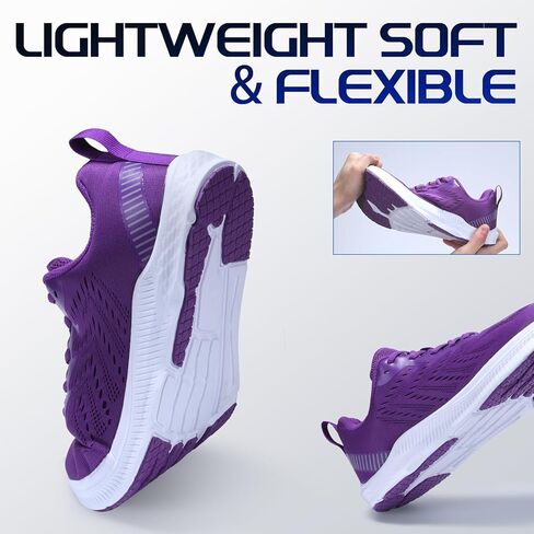 ZVC Wide Toe Box Shoes Women Wide Road Runing خفيفة الوزن مريحة غير قسيمة أحذية المشي in Kuwait