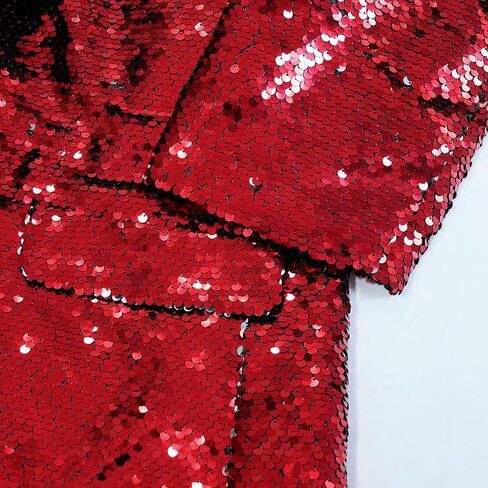 Men's Sequins Suit Shiny Jacket Sparkly Blazer Glitter Clothes Party Tuxedo Prom Festival Costume in Kuwait
