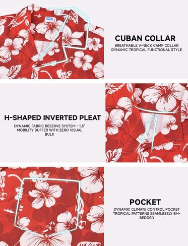 Hawaiian Shirt for Men Short Sleeve Button Down Summer Beach Casual Shirts Tropical Aloha Shirt Men Relaxed Fit in Saudi Arabia