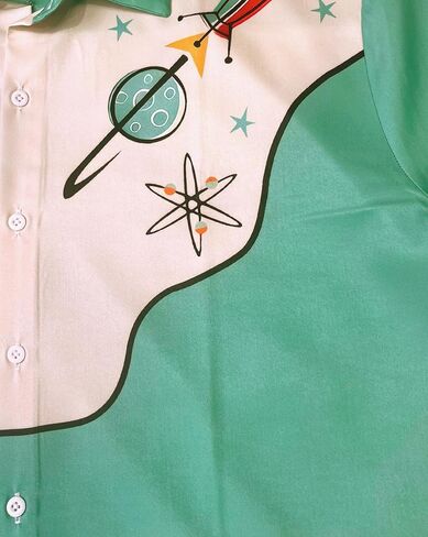 Men's Summer Short Sleeve Button Down Shirt Tropical Flower Palm Tree Beach Vacation Hawaiian Shirt in Saudi Arabia