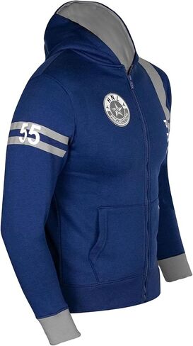 Boys Girls Tracksuit HNL Projection Contrast Zipped Hooded Top Jogging Bottoms Sports Comfortable Tracksuit in Kuwait