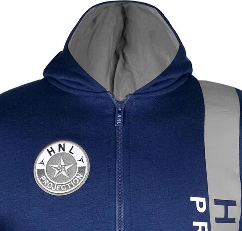 Boys Girls Tracksuit HNL Projection Contrast Zipped Hooded Top Jogging Bottoms Sports Comfortable Tracksuit in Kuwait