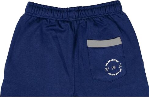 Boys Girls Tracksuit HNL Projection Contrast Zipped Hooded Top Jogging Bottoms Sports Comfortable Tracksuit in Kuwait