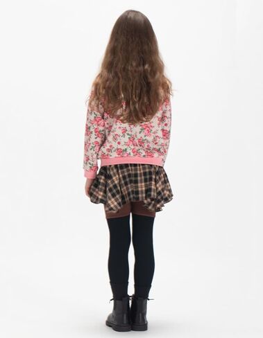 WELAKEN Girls Lightweight Bomber Jacket Floral Print Full Zip Outwear Jacket with Pockets in Saudi Arabia