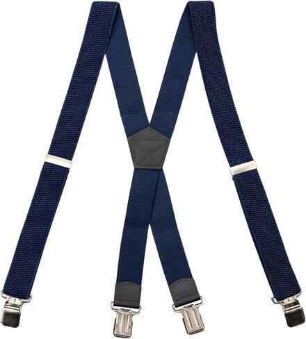 Suspenders for Men, Adjustable Wide Suspenders with Strong Clips X Shape Costume Heavy Duty in Saudi Arabia