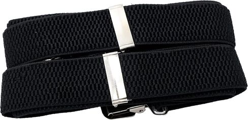 Suspenders for Men, Adjustable Wide Suspenders with Strong Clips X Shape Costume Heavy Duty in Saudi Arabia