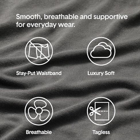 Tommy John Men's Luxe Modal 4 "Trunk Boxer Leight Loftwear in Kuwait