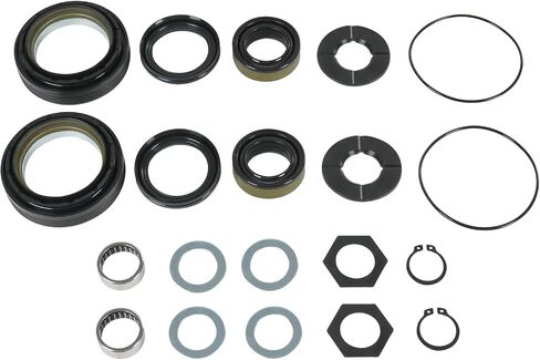 Outer Axle Dust Seal & Inner Tube Seal & Needle Bearing & Snap Ring & Thrust Washer Seals Kit Compatible with Ford Super Duty Excursion F250 F350 F450 F550 With Dana 50 60 Front Axle 1998-2004 in Saudi Arabia