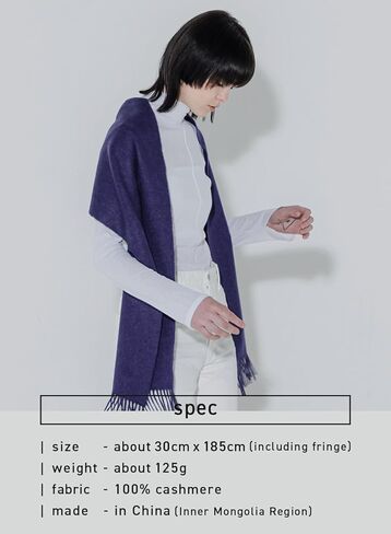 25 colors 100% cashmere plain scarf ladies large thick C-A0011B in Kuwait