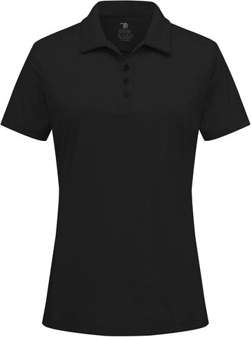 BGOWATU Women's Polo Shirts Golf Tennis Shirts Short Sleeve 3 Buttons Collared Casual Top UV Sun Protection Dry Fit in Kuwait
