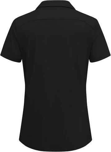 BGOWATU Women's Polo Shirts Golf Tennis Shirts Short Sleeve 3 Buttons Collared Casual Top UV Sun Protection Dry Fit in Kuwait
