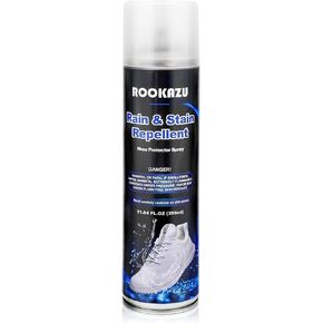 Shoe Protector Spray, 11.84 Fl Oz, Rain andStain Waterproof for Leather, Suede, Sneakers, Boots