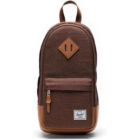 Herschel Supply Co. Heritage Shoulder Bag, Potting Soil Crosshatch/Natural