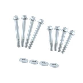 12pcs محرك حامل مجموعة الترباس وشفة متوافقة مع LSX LS LS1 4.8L 5.3L 6.0L 6.2L LR4 LQ4 LS6 LQ9 L33 LS2 LH6 L92 L76 LE2 LY5 LY6 LC9 LFA LH8 LMG LH8