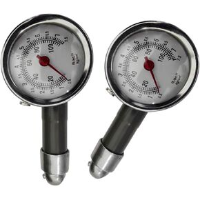 Tire Pressure Gauge for Cars (0-100 Psi), Digital Mechanical Tire Air Pressure Tester, 2PCS