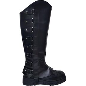 أزياء زي القراصنة يغطي العصور الوسطى ، فايكنغ Jedi steampunk Renaissance Boot Covers Cosplay Assume Assume for Men Women Black