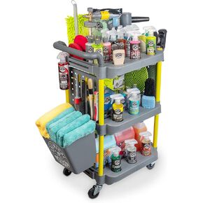 Chemcial Guys Shine Station Ultimate Detailing Cart, (Great for Car Detailing, Garage, Work, House, Laundry) ACC632