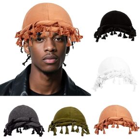 دوارات للرجال ، ساتان مبطنة بعمامة هالة للرجال والنساء ، يلف رأس العمامة مسبقًا لضفائر LOCS الرهبة